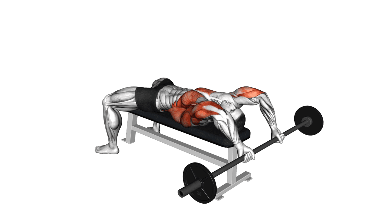 Barbell Bent Arm Pullover